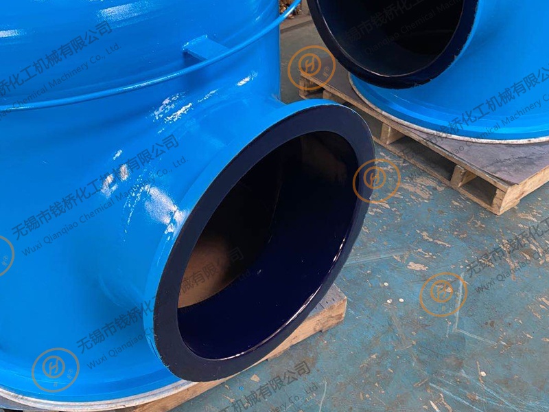 出口的DN1200非標搪玻璃塔帽 出口的DN1200非標搪玻璃塔帽